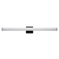 Rail Black LED Vertical Bathroom Light by Maxim Lighting