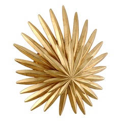 Savvy Vintage Gold Leaf Sconce by Corbett Lighting