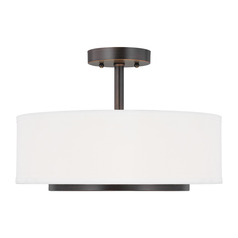 Nance 16.25-Inch Bronze LED Pendant by Generation Lighting