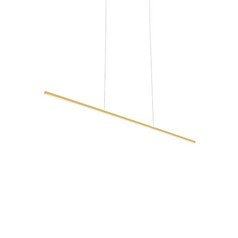 Vega Minor Brushed Gold LED Linear Light by Kuzco Lighting