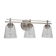Drake 24-Inch Vanity Light in Brushed Polished Nickel by Craftmade Lighting