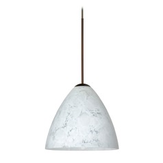 Besa Lighting Mia Bronze Mini-Pendant Light