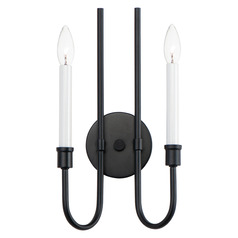 Maxim Lighting Tux Black Sconce