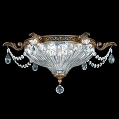 Milano Florentine Bronze Flushmount Light by Schonbek Lighting