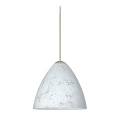 Besa Lighting Mia Satin Nickel Mini-Pendant Light