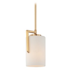 Dart Satin Brass Mini Pendant by Maxim Lighting