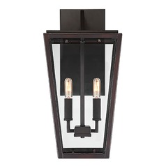 Milton 19.50-Inch Outdoor Wall Light in English Bronze by Savoy House