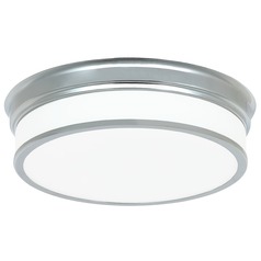 Navo Chrome LED Flush Mount by Matteo Lighting