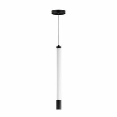Cortex 19-Inch High LED Mini Pendant in Matte Black by ET2 Lighting