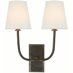 Visual Comfort Signature Collection Thomas O'brien Hulton Bronze Sconce
