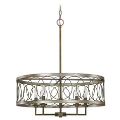 Madeline 5-Light Pendant in Silver & Bronze by Capital Lighting