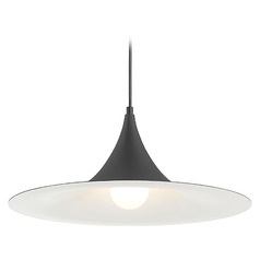 Costa Matte Black LED Pendant by Access Lighting