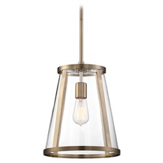 Bruge Burnished Brass Pendant by Nuvo Lighting