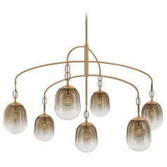 Troy Lighting Harvey Patina Brass LED Chandelier