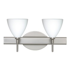 Besa Lighting Mia Satin Nickel LED Bathroom Light