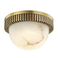 Ainsley Aged Brass LED Flush Mount by Hudson Valley Lighting