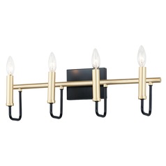 Sullivan Black & Gold Bathroom Light by Maxim Lighting