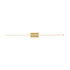 Vega Minor Brushed Gold LED Sconce by Kuzco Lighting