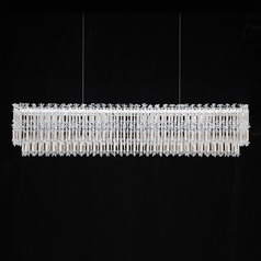 Tahitian Antique Silver LED Linear Light by Schonbek Lighting