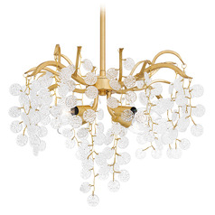 Quoizel Lighting Maple Gold Leaf Chandelier