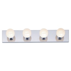 Polished Chrome Bathroom Light by Nuvo Lighting