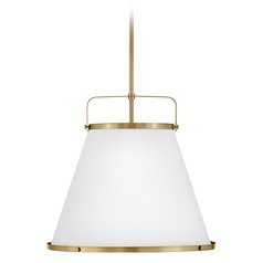 Lark 24.5-Inch Pendant in Lacquered Brass by Hinkley Lighting
