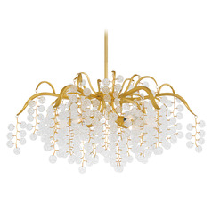 Quoizel Lighting Maple Gold Leaf Chandelier
