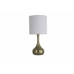 Satin Brass Table Lamp by Craftmade Lighting