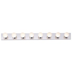 Polished Chrome Bathroom Light by Nuvo Lighting