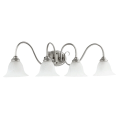 Spencer Classic Nickel Bathroom Light by Quorum Lighting
