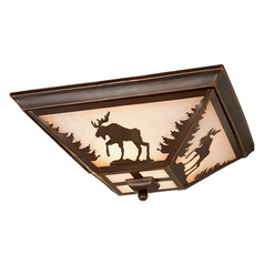 Yellowstone Burnished Bronze Flush Mount by Vaxcel Lighting