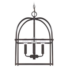 Aubrey 12.50-Inch Lantern in Matte Black by HomePlace by Capital Lighting