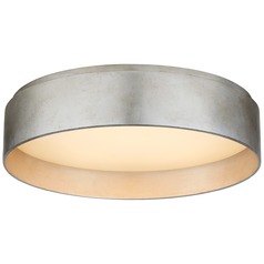 Studio VC Shaw Medium Flush Mount in Silver Leaf by Visual Comfort Signature