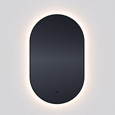 Argo Oval 22-Inch Illuminated Mirror