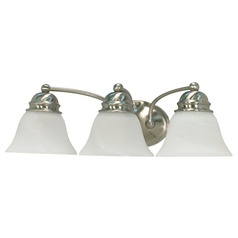 Empire 21-Inch Brushed Nickel Vanity Light by Nuvo Lighting