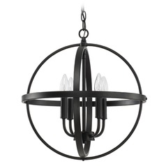 Hartwell 16.50-Inch Orb Pendant in Matte Black by HomePlace by Capital Lighting
