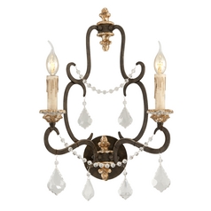 Bordeaux 21.50-Inch Wall Sconce in Parisian Bronze by Troy Lighting