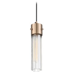 Eaves Copper Brushed Brass Pendant by Nuvo Lighting