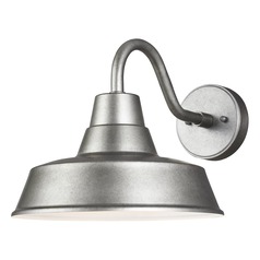 LED Barn Light in Weathered Pewter by Visual Comfort Studio