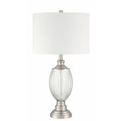 Brushed Nickel Table Lamp by Craftmade Lighting