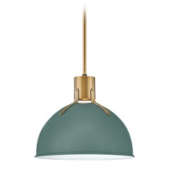 Argo 14-Inch Pendant in Sage Green by Hinkley Lighting
