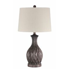 Painted Brown Table Lamp by Craftmade Lighting
