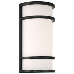 Cove Black LED Outdoor Wall Light by Access Lighting