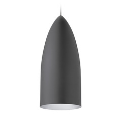 Mini Signal LED MonoRail Pendant in Gray & Platinum by Visual Comfort Modern