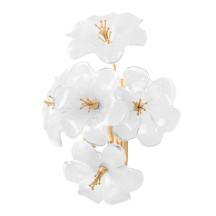 Corbett Lighting Hygea Gold Leaf LED Sconce