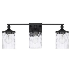 Colton 24-Inch Vanity Light in Matte Black by HomePlace