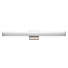 Rail Satin Nickel LED Vertical Bathroom Light by Maxim Lighting