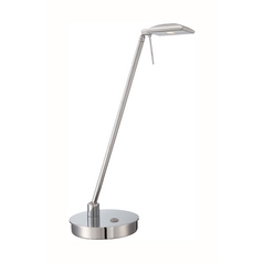 George's Reading Room LED Table Lamp in Chrome by George Kovacs