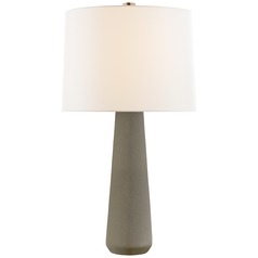 Barbara Barry Athens Table Lamp in Shellish Gray by Visual Comfort Signature