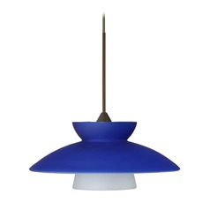 Besa Lighting Trilo Bronze Mini-Pendant Light